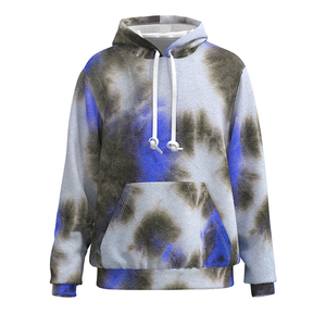 Sudadera con Capucha Unisex de Forro Polar Sólido, Manga Larga, Estilo Oversize, Casual, de Invierno, con Bolsillos Tejidos, Diseño Personalizado - Product Image 2