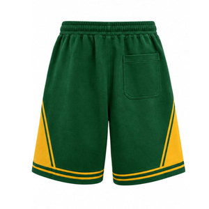 Chi Eta Phi <b>White</b> Cotton <b>Shorts</b> With Gray Trim Drawstring Waist Embroidered Logo Front And Back Casual Style <b>Men's</b> <b>Shorts</b> - Product Image 6