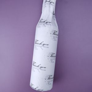 100 Fogli di Carta Velina Bianca e Nera 'Grazie' in Confezione da 50x35 cm per Sacchetti Regalo per Piccole Imprese - Product Image 2