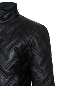 Veste en cuir personnalisée pour motards, en cuir véritable, vêtements d'extérieur tendance, fabrication OEM ODM, service d'échantillonnage disponible - Product Image 3