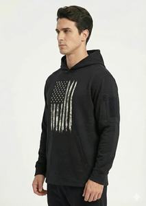 Sudadera con Capucha Deportiva para Hombre, Mezcla de Poliéster y Algodón, Sudadera con Logotipo Personalizado, Sudadera Cálida de Forro Polar, Ropa Casual de Calle con Capucha para Invierno - Product Image 4