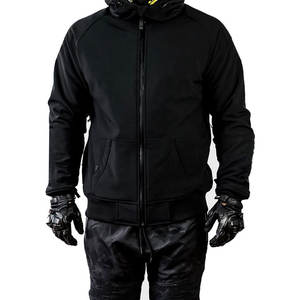Hoodie de protection pour moto de haute qualité FLASH GEAR entièrement doublé en polyester respirant, homologué CE, design blindé - Product Image 1