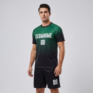 Conjuntos de Uniformes de Fútbol Personalizables, Ropa Deportiva Transpirable 100% Poliéster para Equipos y Escuelas a Precio Económico - Product Image 1