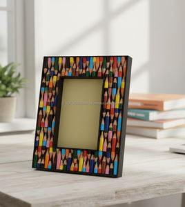 Hermoso marco de fotos de alta calidad para lápices de colores, marco de fotos de sobremesa, regalo de boda decorativo de TFC - Product Image 3