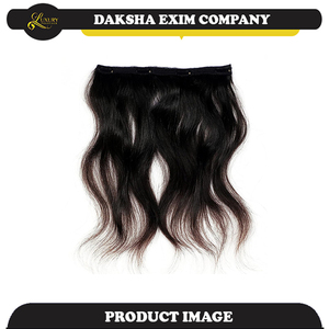 ผมตรงเรมี่สำหรับต่อผมบริสุทธิ์แบบชาวอินเดียผ้าดิบคล้ายกับผมปลอม - Product Image 6