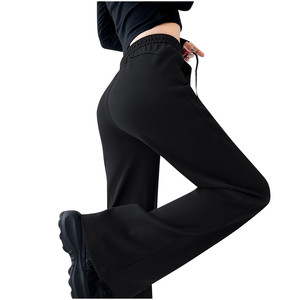 Pantalon de survêtement décontracté ample en molleton 100 % coton pour homme, coupe large, taille plus, avec cordon de serrage, 310g, vente en gros - Product Image 3