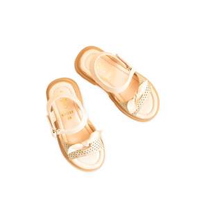 Sandalia Formal de Tacón Dorado para Niña KD5697 - Product Image 1