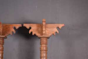 Columna Decorativa Tallada a Mano en Madera de Teca Sólida de Estilo Indio Vintage para Proyectos de Templos, Villas y Hoteles |   Mix Match 1 Contenedor - Product Image 6