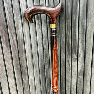 ไม้เท้าพับได้ทำจากไม้โรสวูดแท้ ของขวัญรับปริญญา - ไม้เท้าอเนกประสงค์ทำจากไม้โรสวูด ขนาด 37 นิ้ว (ประมาณ) - Product Image 1