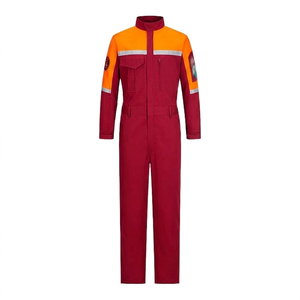 workwear jacket pants trousers Long Sleeve Industrial Workwear Boiler Suit Jumpsuit <b>for</b> <b>Construction</b> Safety <b>Uniform</b> - Product Image 1