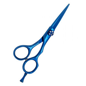 Ciseaux de coiffure professionnels pour salon de coiffure, couleur personnalisée, acier inoxydable, tranchants, pour droitiers, manche moyen - Product Image 4