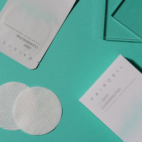 [ROUNDEARTH] Lingettes nettoyantes profondes Faircell 180 pour le démaquillage, contrôle des pores et du sébum, à la mandarine verte