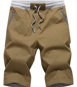 Shorts de mezclilla de cintura alta para mujer, estilo casual con aberturas, colores sólidos, tela de rizo, bordados, antiarrugas, 100% algodón - Product Image 1