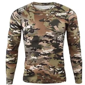 Chemise de chasse unisexe pour adultes en Gore-Tex camouflage avec logo sur le devant, en polyester, manches longues, pour l'été, DELAWARE INDUSTRIES - Product Image 1