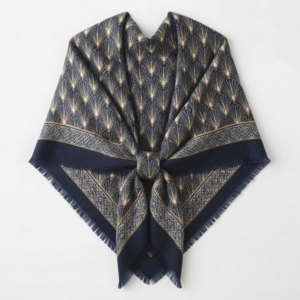 Wholesale Solid Color Knit Shawl <b>Women</b> Winter Warm Soft Long Oversized Cashmere Style Fringe Scarf Wrap in Stock Custom Logo - Product Image 1