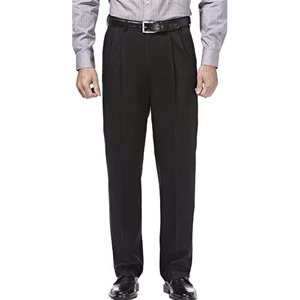 Pantalones de Traje para Hombre, Talla Grande, Estilo Italiano, Casuales, Transpirables, de Viscosa/Poliéster, con Cierre de Cremallera, Cintura Elástica, para Primavera/Otoño - Product Image 4