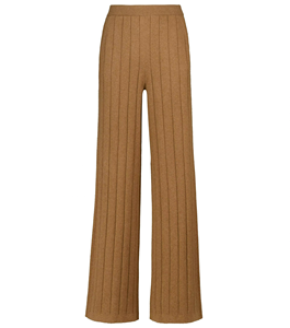 Ensemble de vêtements pour femmes, pull en cachemire à col roulé en tricot côtelé pour l'automne et l'hiver, haut et pantalon long, ensemble de 2 pièces, survêtement - Product Image 2