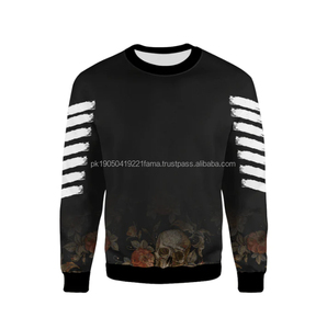 สเวตเชิ้ตคอกลมพิมพ์ลายผ้าฝ้าย100% สำหรับฤดูร้อนดีไซน์แบบกำหนดเอง - Product Image 1