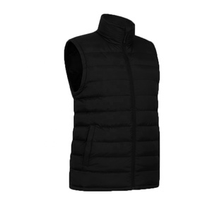 Chaleco acolchado Reversible personalizado para hombre, chaleco acolchado ligero, bolsillos con capucha hinchada, ropa de abrigo de invierno transpirable para informal - Product Image 1