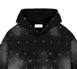 Veste à capuche brodée très demandée pour le sport d'hiver, style streetwear, conception OEM ODM, sweat à capuche pour homme - Product Image 3