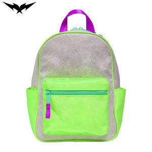 Custom Logo Design Glitter Material <b>Waterproof</b> <b>Backpack</b> Stylish Large Capacity Dance Bag Zipper Closure Durable for Students - Product Image 1