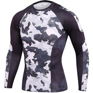 Mma Rashguard Bjj Shirt Grappling Mma Fight Shirt Jiu Jitsu Personnalisé Vente entière Rash Guards Custom - Product Image 5