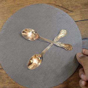 Cuchillo de Cena, Tenedor, Cuchara Ovalada y Cuchara para Postre de Acero Inoxidable Dorado con Mango Acanalado - Unidades Individuales - ¡El Más Vendido! - Product Image 5