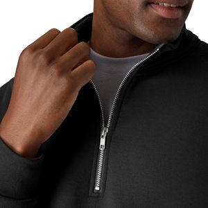 Custom Logo Quarter Zip Sweater <b>Men</b> Women Long Sleeve Pullover Knit <b>Sweatshirt</b> Casual Sportswear Wholesale OEM <b>Plain</b> Sweaters - Product Image 4