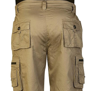 Short cargo décontracté en toile extensible à taille mi-haute, respirant, coupe-vent et séchage rapide, avec logo personnalisé, vente en gros 2026 - Product Image 6