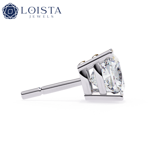 IGI Gia Certified HPHT CVD Lab Grown Created Diamond <b>Earrings</b> Gold <b>Earrings</b> Lab Grown Diamond Jewelry - Product Image 3
