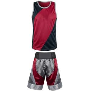 Conjuntos de Uniformes de Boxeo para Hombre con Diseño Más Popular, Tela Elástica, Servicio OEM, Hechos de Poliéster - Product Image 2
