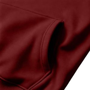 Men's Hooded Pullover <b>Sweatshirt</b> Heart Pattern Fleece Casual Raglan <b>Sleeve</b> Pocket Regular Fit 100% Polyester Quick Dry Winter - Product Image 5