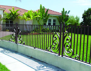 Elegant Wrought Iron Balcony Railing Custom Decorative Patterns Home <b>Security</b> Strong Steel Durable Outdoor Powder Coating - Product Image 2