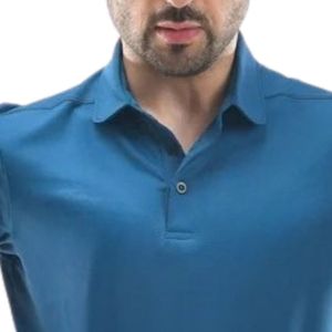 Polo en coton bleu roi personnalisé pour homme, manches courtes, décontracté, uniforme de golf, coupe classique, vêtements professionnels, fabricant OEM - Product Image 2