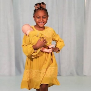 Robe à manches longues pour fille, blanche, style Boho, avec encolure ronde, en dentelle, magnifique tenue pour cadeau, nouvelle collection - Product Image 5