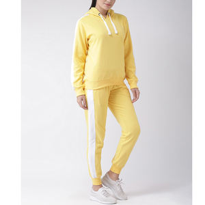 Survêtement de sport d'hiver pour femme, personnalisé, le plus vendu, à capuche, respirant, coupe-vent, séchage rapide, tenue décontractée pour la gym - Product Image 4