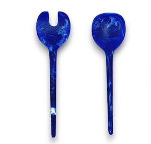 Resin Custom Handmade Epoxy 10ml Mirror Finish Long Handle Serving Spoon Eco-Friendly Party Decorative <b>Kitchen</b> Utensil Food Safe - Product Image 1