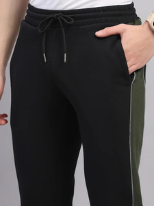 Survêtement d'hiver pour homme 100 % coton, personnalisé, avec fermeture éclair intégrale, col montant, coupe classique, poches latérales et bandes latérales - Product Image 6
