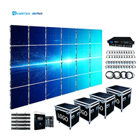 Écran LED d'affichage intérieur/extérieur 3x2m 4x3m, système complet, 5000 nits, 7680 Hz, location, panneau mural vidéo LED