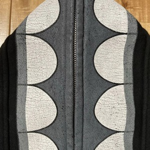 Sweat-shirt à capuche zippé oversize noir unisexe, style streetwear décontracté, en molleton uni, manches classiques, 100% coton, tricoté pour le printemps - Product Image 3