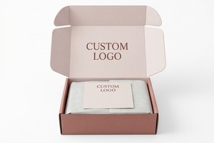 Boîte en papier rigide avec logo personnalisé, papier artistique, rectangle, doublure en satin, estampage à chaud, emballage cosmétique haut de gamme - Product Image 6