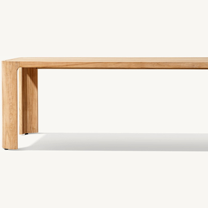 Table rectangulaire pour la restauration, idéale pour les restaurants ou les espaces de restauration en plein air, au style simple, moderne et durable. - Product Image 6