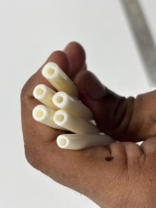 Handcrafted White Bone Hair Pipes with Smooth Finish for Hair Accessories Jewelry Crafting Fashion Styling Wholesale Supply - Product Image 2
