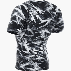 Custom Wholesale <b>Men's</b> <b>Compression</b> <b>Shirt</b> Elastic Quick Dry Short Sleeve Running Basketball Sports Fitness T <b>Shirt</b> Rash Guard <b>Men</b> - Product Image 4