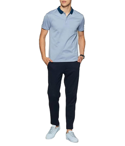 Camisetas Polo Deportivas para Hombre, Cuello Redondo, Ajustadas, de Secado Rápido, con Logotipo Impreso, Transpirables - Product Image 2
