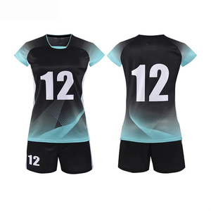 Servicio OEM al por Mayor, Ropa Deportiva Transpirable Personalizable, Uniformes de Voleibol de Manga Corta para Hombre, 100% Poliéster Sublimado - Product Image 3