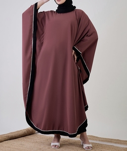 Best Selling Beautiful Dubai Women Abaya Traditional Islamic Muslim Clothing & <b>Accessories</b> <b>Floor</b> Length Long Sleeves Front Open - Product Image 1