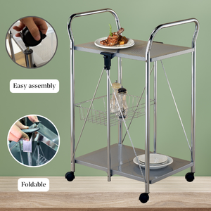 Muestra Gratuita de Carro de Cocina Comercial de Metal Ligero con Capacidad de 10 kg para Uso en Muebles de Cocina - Product Image 5