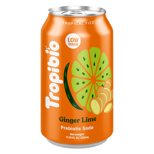Boissons gazeuses prébiotiques Tropibio de haute qualité du Vietnam, 330 ml, certifiées Halal, échantillon gratuit, faible teneur en sucre - Product Image 2