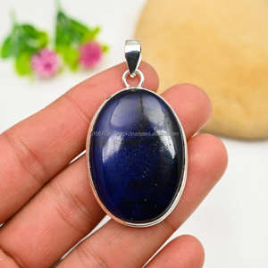 Colgante de Plata de Ley 925, piedra preciosa de labradorita, joyería de piedras preciosas de plata hecha a mano, colgante de labradorita para collar de mujer - Product Image 4